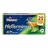 Meßmer Pfefferminze | Erfrischender Kräutertee | 25 Teebeutel | erfrischender Geschmack