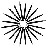 iplusmile 20 Satz Erdspieße aus Verstärktem Kunststoff für Gartenleuchten Wetterfeste Außenbeleuchtungspfähle zur Befestigung von Solarleuchten im Garten und der Terrasse