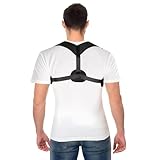 DGMI Rücken Geradehalter, Verstellbarer Rückenstützgürtel,Leicht Atmungsaktiv Haltungskorrektur Geeignet für Männer und Frauen