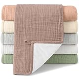 Bearmoss Moltontücher Baby 100% Baumwolle Weiche Spucktücher Baby,Saugstark Mulltücher 6er Pack 50x25 cm für Jungen Mädchen (Neutrale)
