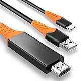 Tek Styz Pro USB-C HDMI kompatibel mit Realme RMX2142 bei 8k/4k Plus Power Port, 1,8 m Kabel bei Full 4k 2160p @ 60Hz/8k 7680x4320@30Hz [Thunderbolt 3/4]