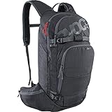 EVOC LINE 20 Tourenrucksack, Skirucksack (NEURALITE SYSTEM, separates Lawinenfach mit Notfallplan, Ski-/Snowboard Befestigungsmöglichkeiten, Hüftgurttaschen, BODDY HUGGING), Karbongrau meliert