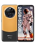 Ulefone Armor 23 Ultra Smartphone, bruchsicher, 5G, 512 GB ROM, Satellite Smartphone, 24 GB RAM 6,78 FHD+ 120 Hz, Handy, IP68, 5280 mAh/120 W, Schnellladung, Kamera 50 MP, Dual-SIM, Android 13