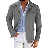 Britische Herren-Blazer, lässige Sportmäntel für Herren, leichte Cordjacke, langärmelig, formeller Ein-Knopf-Mantel, Business-Smokingjacken