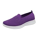 Orthopädische Damenschuhe Bequem Ohne Schnürsenkel Mode Sneaker Bequeme Geschlossene Atmungsaktive Schuhe Ohne Schnürsenkel Sommer Gymnastik Unterstützung Bogen Elegante Sneakers Mit leichtem Rissen