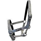 Horses, Verstellbarer Halfter Foal, Komfortables Halfter zum Führen des Pferdes an der Hand oder zum Sichern beim Putzen, Satteln oder Transportieren
