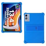 AKNICI Silikon Hülle für DOOGEE Tab G6 Max/TABWEE T60 Pro/TECLAST T65 Plus/TECLAST T65 Tablet 13.4 Zoll mit Integrierter Ständer, Weiches Schutzhülle Cover Case, Blau
