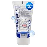 JOYDIVISION AQUAglide 50 ml Gleitgel Natural, Geruchsneutral & transparent, wasserbasiertes & kristallklares Gleitmittel, für Latex-kondome geeignet