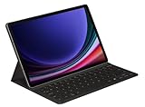Samsung Book Cover Keyboard Slim Tablet Tasche mit Tastatur für Galaxy Tab S9 | S9 FE | S10 FE Schwarz