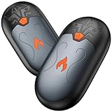 Handwärmer Wiederaufladbar 8000mAh, 2 Pack Handwärmer Elektrische mit 24 Stunden Wärme, Tragbarer Taschenwärmer 3 Heizmodi, Wiederverwendbare Handwärmer für Reno-Patienten, Frauen Männer(Grau)