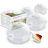 Gardigo Wespenfalle - 4er Set | Wespen Abwehr Made in Germany | Insektenfänger mit 13cm Durchmesser aus Kunststoff zum Aufhängen oder Hinstellen | Fliegenfalle, Fruchtfliegenfalle, Wespenabwehr