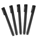 DIKACA 5 Stück Geldscheinprüfer Stift mit Chisel Spitze zur Erkennung von Falschgeld Tragbarer Marker für Banknotenprüfung Geeignet für Restaurants und Einzelhandel