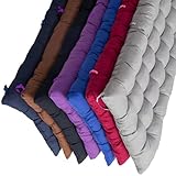 BangDon Bankkissen, Bankkissen, Sonnenliegenkissen für Sonnenliegen, dick, Ersatz-Kissen, rutschfest, 110 x 40 cm, Grau)