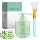 Collagen Creme 100g Luxuriöse Kollagen-Straffungscreme,Luxuriöse Straffende Collagen-Creme,Glatt und Zart,zur Straffung und Tiefenpflege Der Körperhaut,Geeignet für Alle Hauttypen