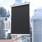 Verdunklungsrollo Mit Saugnäpfen,Sonnenschutzrollos Für Fenster,Sichtschutz Vorhänge,Einziehbarer Balkon Rollläden,Tragbare Temporäre Jalousien,Dachfensterrollo,Ohne Bohren,für Auto,Zuhause