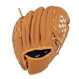 Baseballhandschuh, professionelle Baseballhandschuhe aus PU-Leder, ergonomisches Design, verbesserter Griff, weich und langlebig für Baseball- und Softballspieler im Jugend- und (12,5 Zoll)