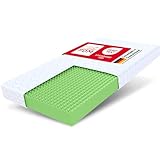 FDM Matratze 80x160 cm Härtegrad H3 Höhe 12 cm Kindermatratze Doppelseitige Schaumstoffmatratze Polyurethanschaum Hypoallergenem Waschbarem Premium-Bezug Oeko-Tex PICCHI