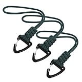 ifundom 3 Stück Teiliges Karabiner Schlüsselband aus Strapazierfähigem Polyester Vielseitige Handgelenkschlaufe für Outdoor Aktivitäten Wie Camping Wandern Geeignet zum Befestigen von