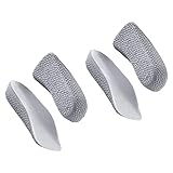 KOCKSHION Atmungsaktive Erhöhungseinlegesohlen Unsichtbare Schuhpads Mit Innenhöhe Stoßdämpfend Und Komfortabel Für Herren Und Damen Für Alltag Und Besondere