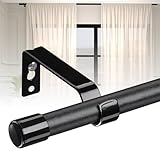 Gardinenstange Ausziehbar, 71-140 cm Vorhangschiene, Vorhangstangenset mit verstellbaren Halterungen, Hochleistungsstahl -Stahlvorhangstange für Badezimmer Schlafzimmer Küche
