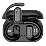 idqwsswt Kabellose Kopfhörer mit langer Akkulaufzeit und LED Stromanzeige, kabellose Bluetooth Ohrhörer, ABS Bluetooth Kopfhörer, KI Übersetzungsköpfe