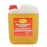 Scheidler horse-direkt Mariendistelöl 5L Kanister Einzelfuttermittel für Pferde, Hunde & Katzen – Natürliche Nahrungsergänzung & kaltgepresst – Reich an Omega 6 und Vitamin E