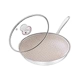 - Nicht -Stick -Bratpfanne | Pfannen und Pfannen braten | Kratzfestem Frittiertopf mit Glasdeckel | Küchenutensilien & Gadgets zum Kochen sengender Backomelette-Brachbraten Saut-Saut-Ste
