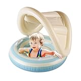 Baby Schwimmflügel | Schwimmring Für Pool,Verstellbarer Schwimmring Mit Sonnenschutz Als Schwimmhilfe Für Säuglinge Bei Wasserspaß Draußen