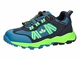 Lico Unisex Kinder Mancos Trekkingsschuhe, Petrol Marine Lemon, 32 EU