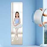 Arimsoa Spiegelfliesen Selbstklebend 4er-Set Acryl Spiegel Sicher & Flexibler, Spiegel Zum Kleben HD Klebespiegel Spiegel, Bruchsicherer Wandspiegel Für Tür Wand Flur (30 X 30 cm)