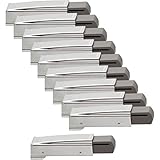 Blum 118500436 Clip-Top Scharnierbefestigung für Eckanschlag 10 Stück, silber, Länge: 73 mm