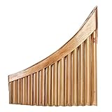 Panflöte für Anfänger, 15 Pfeifen, umweltfreundlicher G-Ton, Panpfeife, traditionelles chinesisches Musikinstrument, mit Aufbewahrungstasche