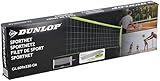 DUNLOP Sportnetz 609 x 220 cm – Multifunktionales Volleyballnetz Für Garten Spiele – Badminton Netz - Komplettes Volleyball Set – Ideal Für Volleyball Training und Beachvolleyball Netz