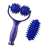 Igelball Massageroller Massageball Igelball Massagebälle Massage Ball mit Griff Massage Roller Faszienrolle Klein für Beine Fuß Rücken Hände Hand Fußmassage Muskelschmerzen