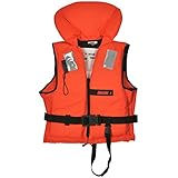 Lalizas Rettungswesten 100 N; CE ISO 12402-4 Zertifizierung (2,3 für Erwachsene – 70 – 90 kg)