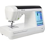 Rold S900 Computer Nähmaschine mit Touchscreen Display | 180 Nähstiche | 8 Knopflöcher | automatischer Fadenabschneider | 70W Servo Motor | Nadeleinfädler