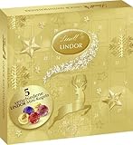 Lindt Schokolade | LINDOR Mini Adventskalender 2025 | 109 g | 24 zartschmelzende LINDOR Kugeln | festliches Schokoladen-Geschenk zur Adventszeit