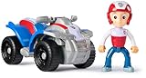 PAW PATROL, Rettungs-Quad mit Ryder Spielfigur (Sustainable Basic Vehicle/Basis Fahrzeug), Spielzeug für Kinder ab 3 Jahren