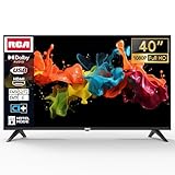 RCA Fernseher 40 Zoll (100 cm) Full HD LED TV mit Triple Tuner (DVB-T/T2-C-S/S2), USB Media Player, HDMI, CI/CI+, Hotelmodus - NRB40FQ1