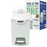 DIAPER CHAMP - Geruchsloser Windeleimer - HANDSFREE standard - Normale Müllbeutel - Pedaleimer - Hellgrün