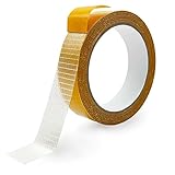 TOOSIS Multifunktionales doppelseitiges Klebeband durchsichtiges Klebeband für Kleidung doppelseitiges Teppichklebeband Heavy Duty 1inchx33FTx10m Starkes doppelseitiges Klebeband mit hoher Klebkraft