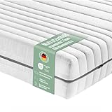 Matratzenheld Wellness Matratze | Ergonomische 7-Zonen Kaltschaummatratze | Härtegrad 5 (H5) ab 120 kg | Öko-Tex Zertifiziert | Höhe 18cm | 180 x 200cm