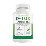 Saint Nutrition® D-TOX – Entgiftungskur - Hochkonzentriertes Nahrungsergänzungsmittel mit Cholin – Stoffwechsel, Leberkur & Darmsanierung Unterstützung – 60 Tabletten