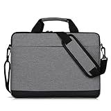 Zymjzbetic Laptoptasche 11 12 13 14 15 Zoll wasserdichte Laptoptasche Hülle Tablet Taschen Notebookhülle Hülle Handtasche Reisetasche Aktentasche(Gray,12-inch)