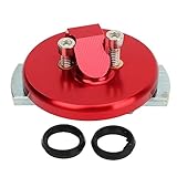 Klanata Ölmessstab-Adapter-Reparatursatz 7,3 SDDIPSTICK O-Ring-Dichtung Edelstahl Ersatz für F-450 F-550 (Rot)
