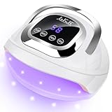 268W UV Lampe für Gelnägel, ARCWEISSO UV Lampe Nägel mit 4 Timer, 60 LEDS, LCD Display, Smart Sensor,Premium UV Lampe für Alle UV Gel Nagellack, Ideal für Anfänger und Profis