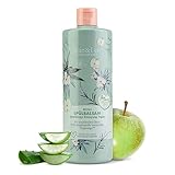 Jean & Len Spülbalsam Aloe Vera - Grüner Apfel, hautschonendes Handspülmittel, milde Reinigung, mit natürlichen Inhaltsstoffen, Spülmittel, ph-hautneutral, ohne Parabene und Silikone, vegan, 500 ml