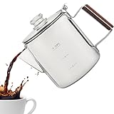 Percolator Kaffeekanne - Kaffeemaschine - Perkolator-Kaffeekanne | Kaffeemaschine Perkolator | Tragbare Maschine mit kompaktem Vintage-Design für Treffen mit der Familie und Freunden am Camp-strandd