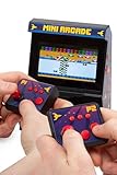 Mini-Arcade-Maschine, Plug-and-Play-TV-Spiele, 2 Spieler, 300 integrierte Spiele, 8-Bit-Retro-Arcade-Spiele, 4,3-Zoll-Vollfarbbildschirm, kabellose Joysticks, Geschenk für Männer – ThumbsUp!