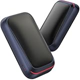 Gaiatop Taschenwärmer Handwärmer Elektrisch 2-Pack mit Magnet, 4000mAh USB Wiederverwendbar, 3s Schnellheizung & 3 Stufen, Kompakt für Handschuhe, Adventskalender Füllung Geschenke für Männer Frauen